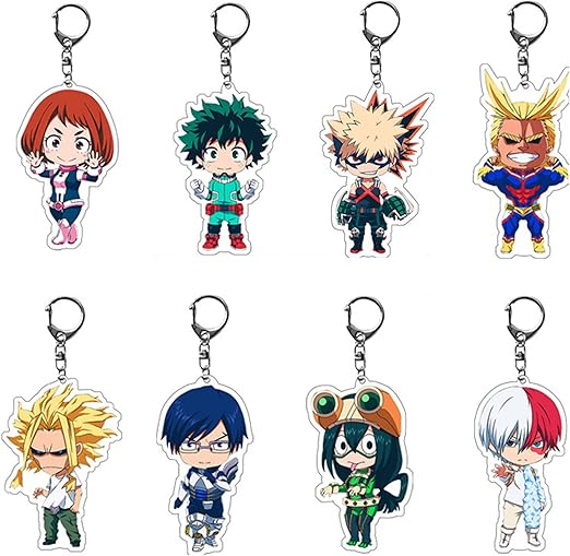 Anime Keychain Set