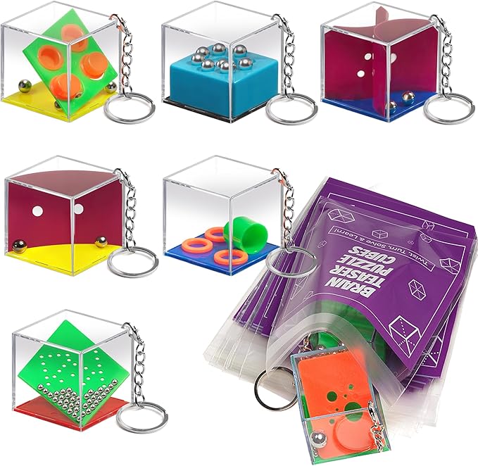 Puzzle Cube Keychain
