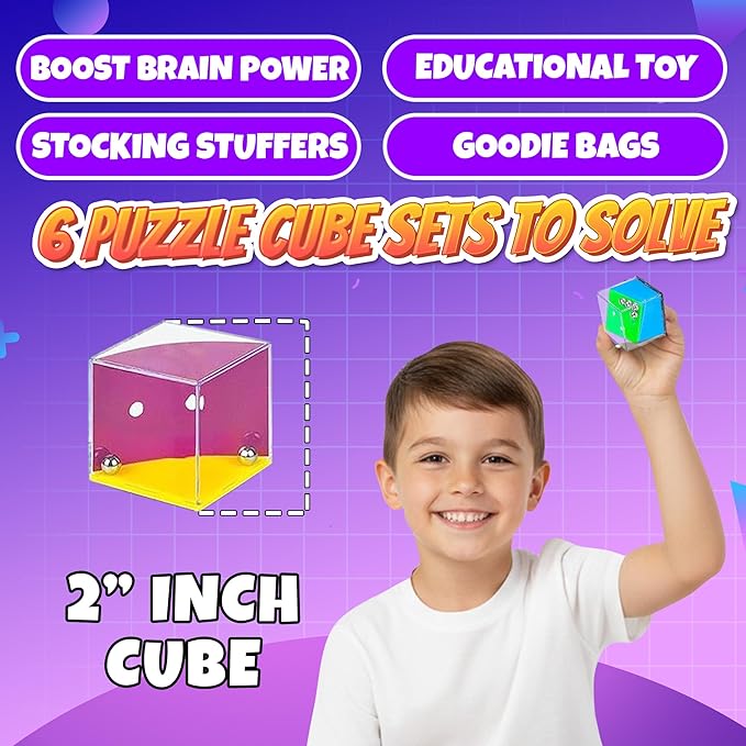 Puzzle Cube Keychain