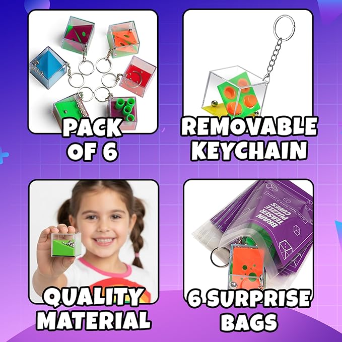 Puzzle Cube Keychain