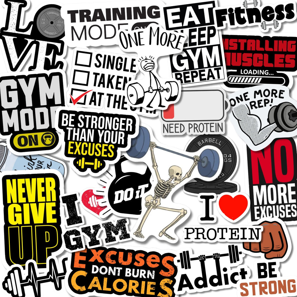 Gym Motivation Stickers