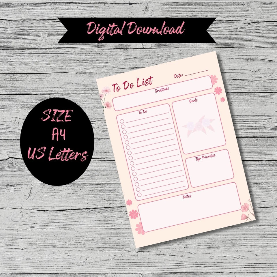 Floral Planner Printable