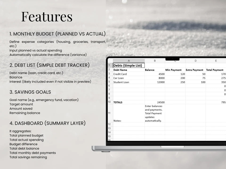 Budget Excel Template
