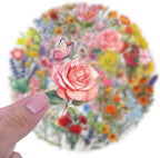 Floral PET Stickers