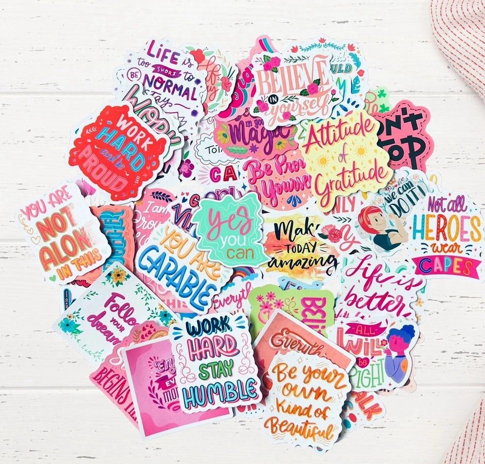 Affirmation Vinyl Stickers